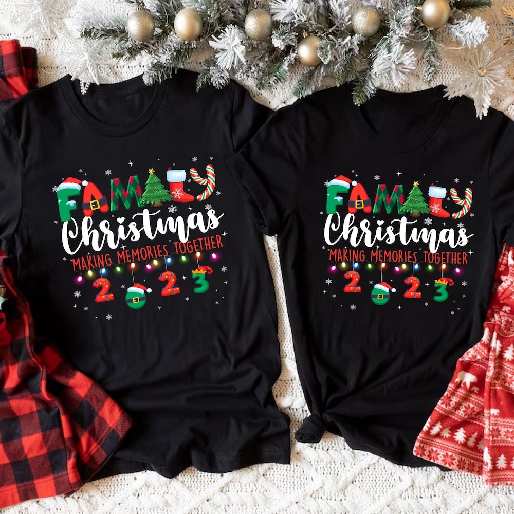 Family Christmas 2023 Shirt, Custom Family Christmas Shirt, Making Memories Christmas Family Shirt, Christmas Gifts, Funny Family Pajamas