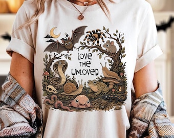 Love The Unloved Shirt, Cute Weird Animal Tee, Retro Entomology Bug Lover Gift