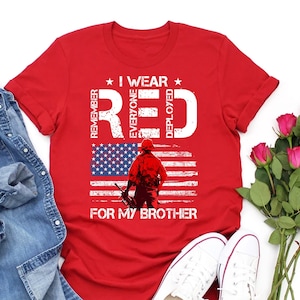 RED Friday Shirt: Support Military, Veteran Tee