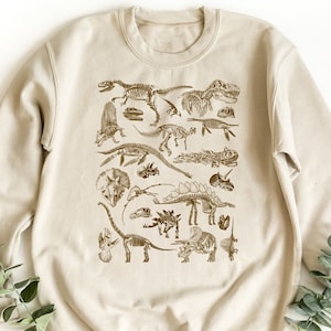 Dinosaur Skeleton Shirt, Vintage Dinosaur Kinds Shirt, Dino Shirt, Dinosaur Lover Shirt