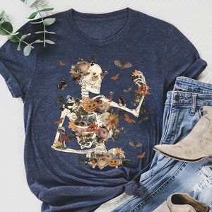 Halloween Skeleton Shirt, Skeleton Shirt, Spooky Season Shirt, Halloween Costume