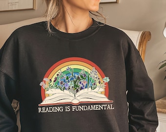 La lecture est fondamentale T-shirt : cadeau pour amateur de lecture, t-shirt pour bibliothécaire