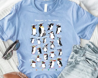 T-shirt Penguin Of The World: cadeau pinguïnliefhebber