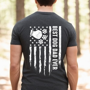 Dog Dad Shirt, Personalized Dog Dad Shirt, Father&#39;s Day Gifts for Dog Dad, Best Dog Dad Ever, Dog Lover, Dog Owner Shirt