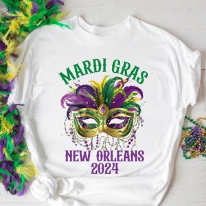 Mardi Gras Shirt, Mardi Gras 2024 Shirt, New Orleans Shirt, Funny Mardi Gras Festival Shirt, NOLA Shirt, Fat Tuesday Shirt