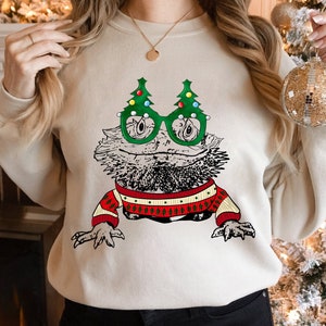 Lizard christmas sweater online