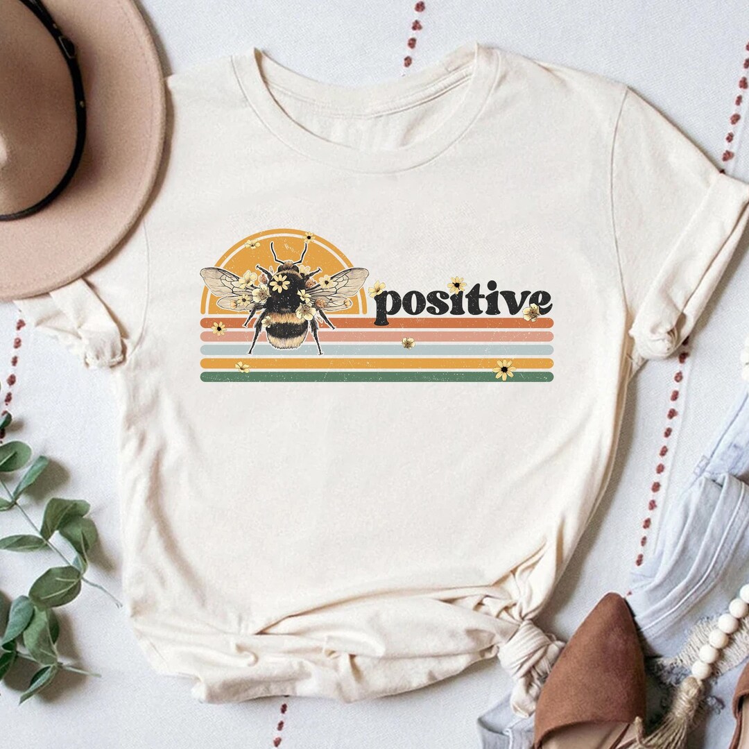 Bee Positive Graphic Tee