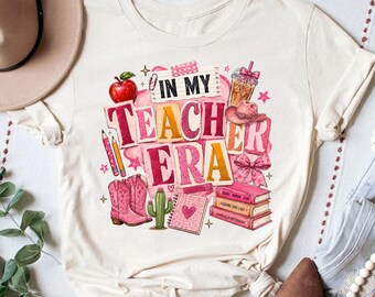 Personalized State Outline Teacher Shirt, Classroom Back to School Appreciation Gift Tee