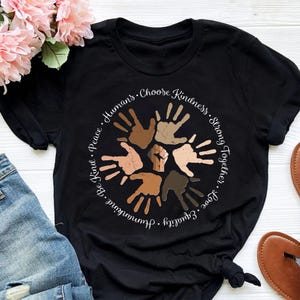 Unity Hands Shirt: Equality, Social Justice & Human Rights