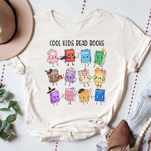 Cool Kids Read Books Shirt, Teacher Shirt, Reading Books Shirt, Book Lover Shirt, School Librarian Shirt, Back To School