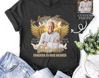 Personalized In Loving Memory Shirt, Custom Memorial Gift for Loved Ones