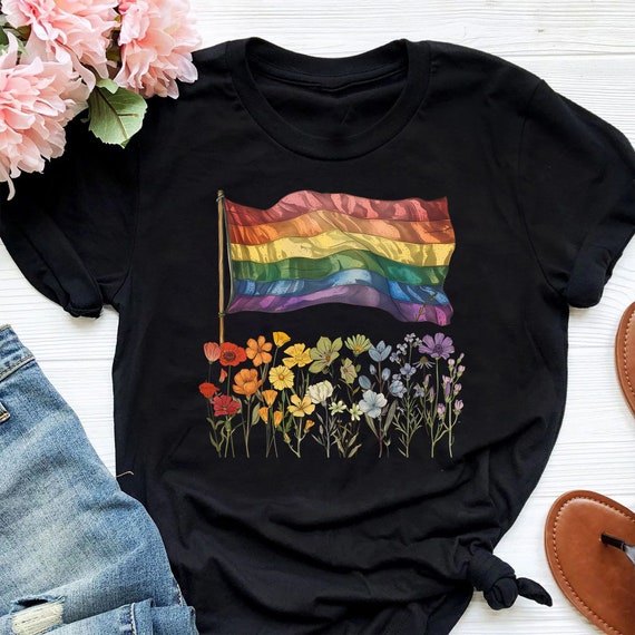 Gay flower shirt clearance