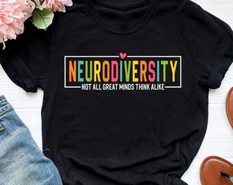 神経多様性コットンシャツ：教師向け自閉症啓発Tシャツ