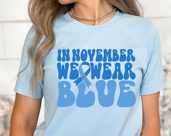 Diabetes Awareness Shirt: In November We Wear Blue, T1D Support