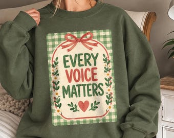 Every Voice Matters Shirt, Inclusive Teacher Classroom Tee, Student Support Education Gift