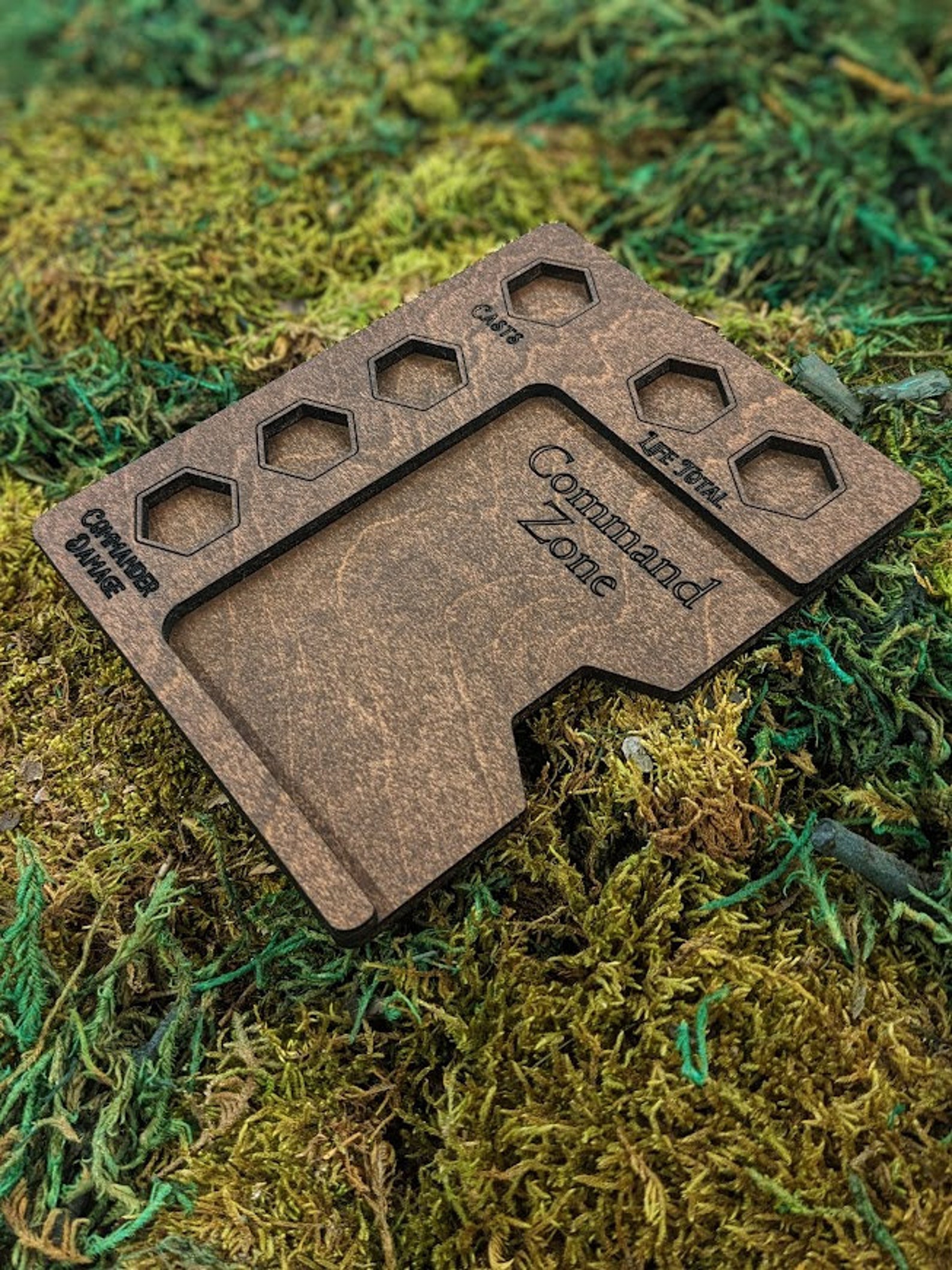 Handcrafted MTG Command Zone, Wooden Magic the Gathering EDH Commander ...