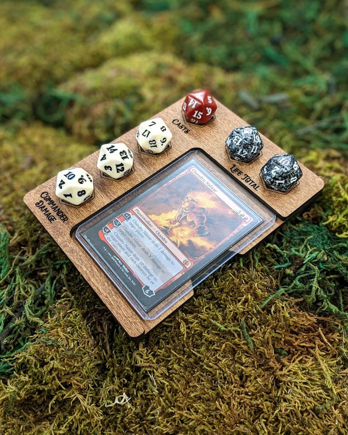 Handcrafted MTG Command Zone, Wooden Magic the Gathering EDH Commander ...