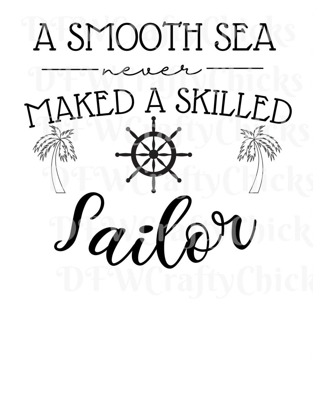 Skilled Sailor Svg, Calm Seas, Sailor, Nautical Etsy