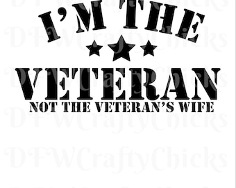 Female Veteran SVG, Lady Veteran Svg, military Svg, veteran Svg, patriot Svg, sailor Svg, soldier Svg, silhouette, Cricut
