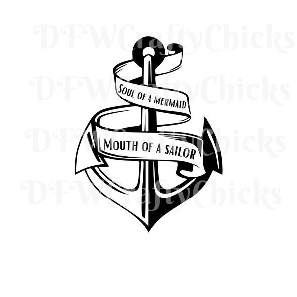 Mermaid and Sailor - Etsy