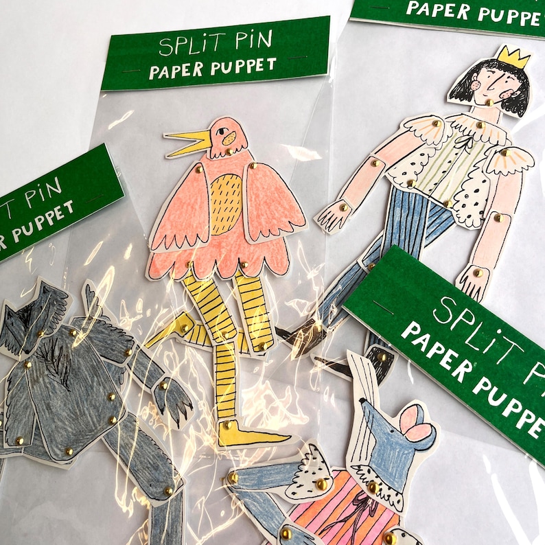 Puppet Making Split Pin Split Pin Puppet: Mouse - Etsy