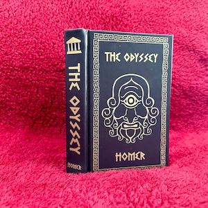 The Odyssey | The Odyssey by Homer | Handmade Leather Book | The Odyssey Leather Book | Classic Book | Epic Tale Book | Leather Book