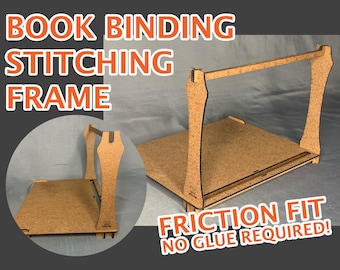 Book Binding Stitching Frame | Laser Cut | Book Binding | Journal Binding | Personal Book | Book binding sewing frame | Bookbinding Tools