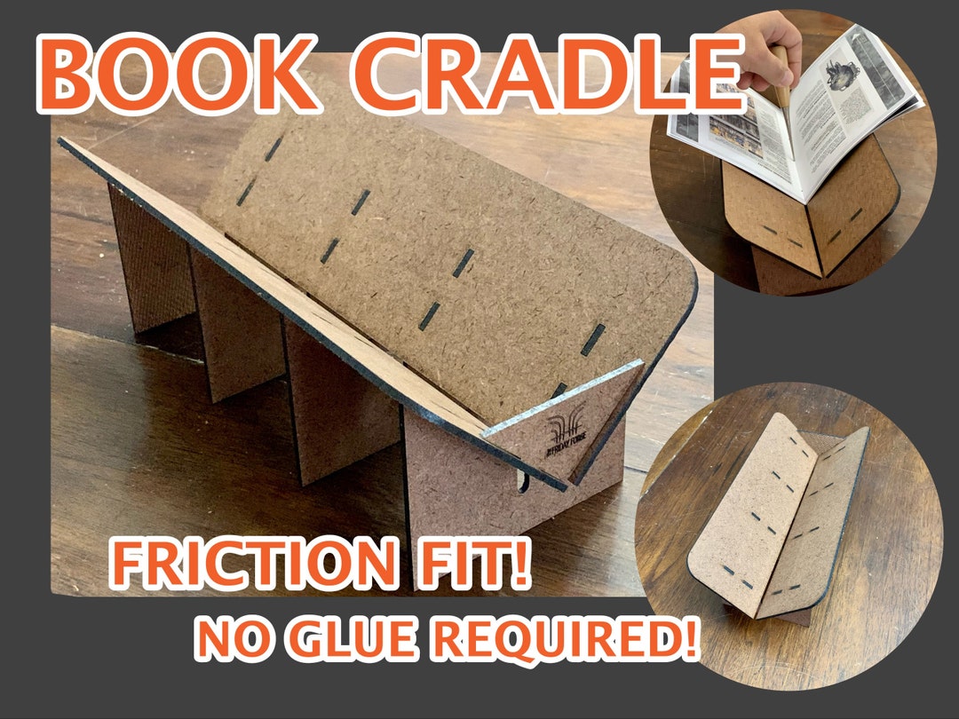 Book Cradle Laser Cut Book Binding Signature Hole Punch Journal Binding