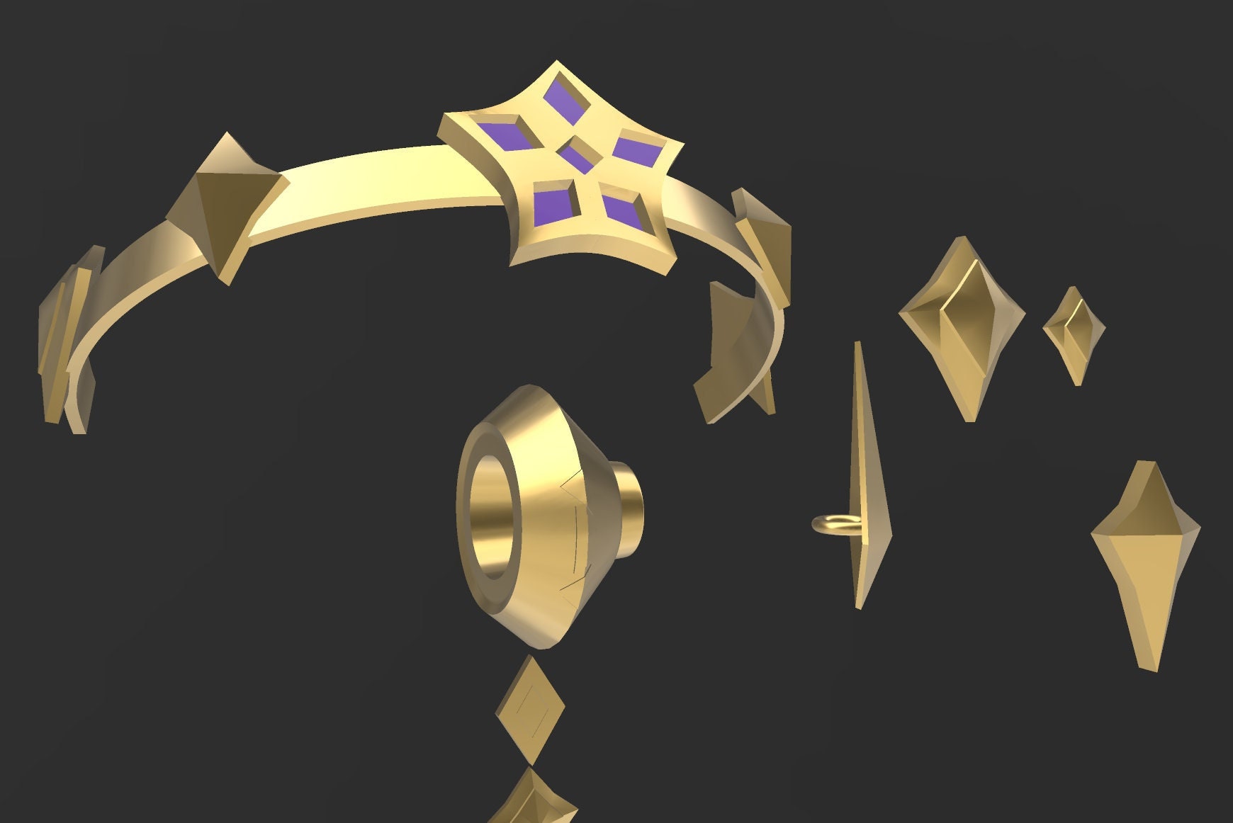 3DFILE LAYLA Accessories GENSHIN IMPACT Etsy