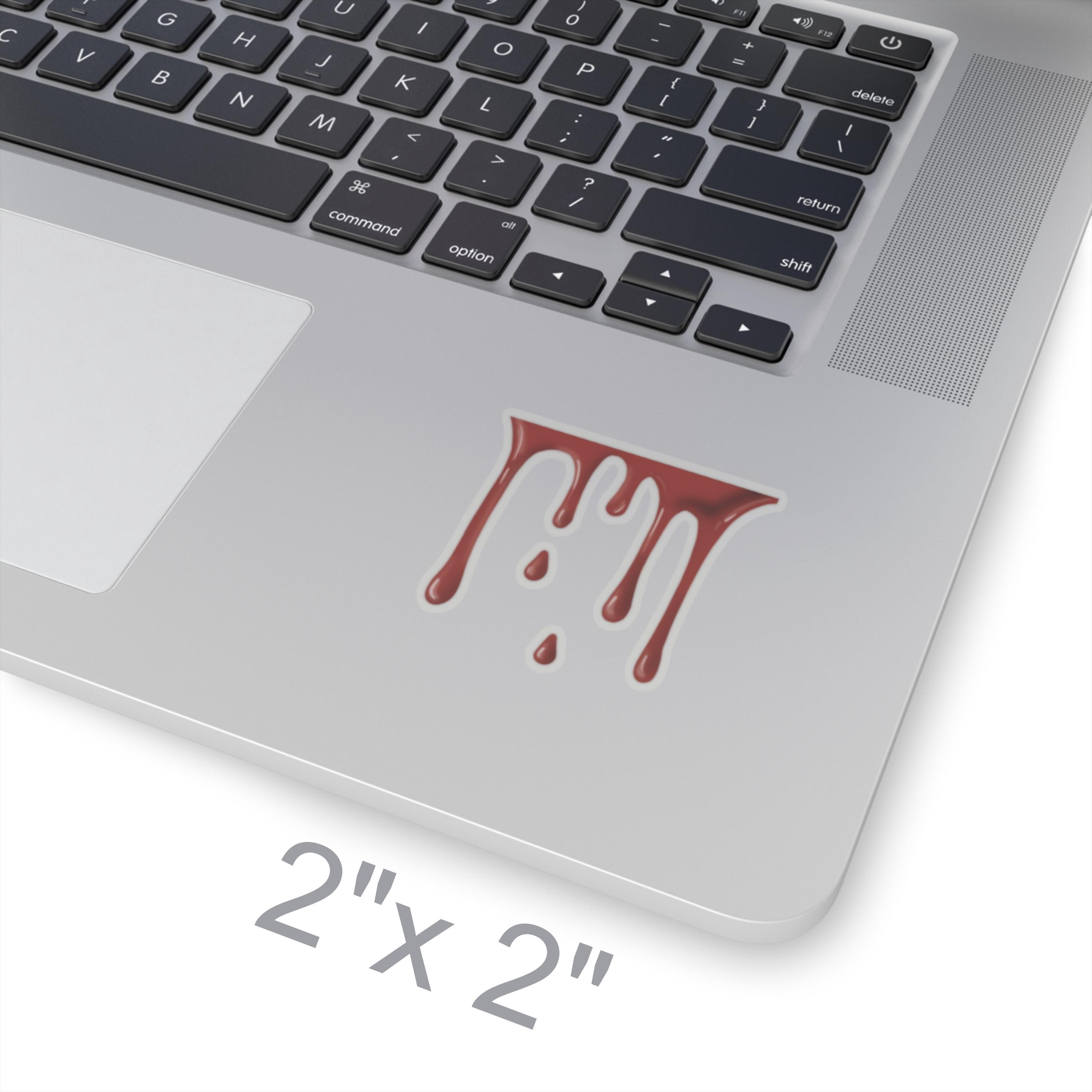 Blood Splat Sticker Bloody Drips Stickers, Halloween Stickers, Horror Blood Decals, Vampire ...