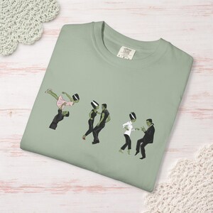 thumbnail image 2 of MAKAYA Men's Pulp Fiction Dancer Friends T-Shirt – Black, Funny Gift Tee (S-XXXXXL) 2 of 5