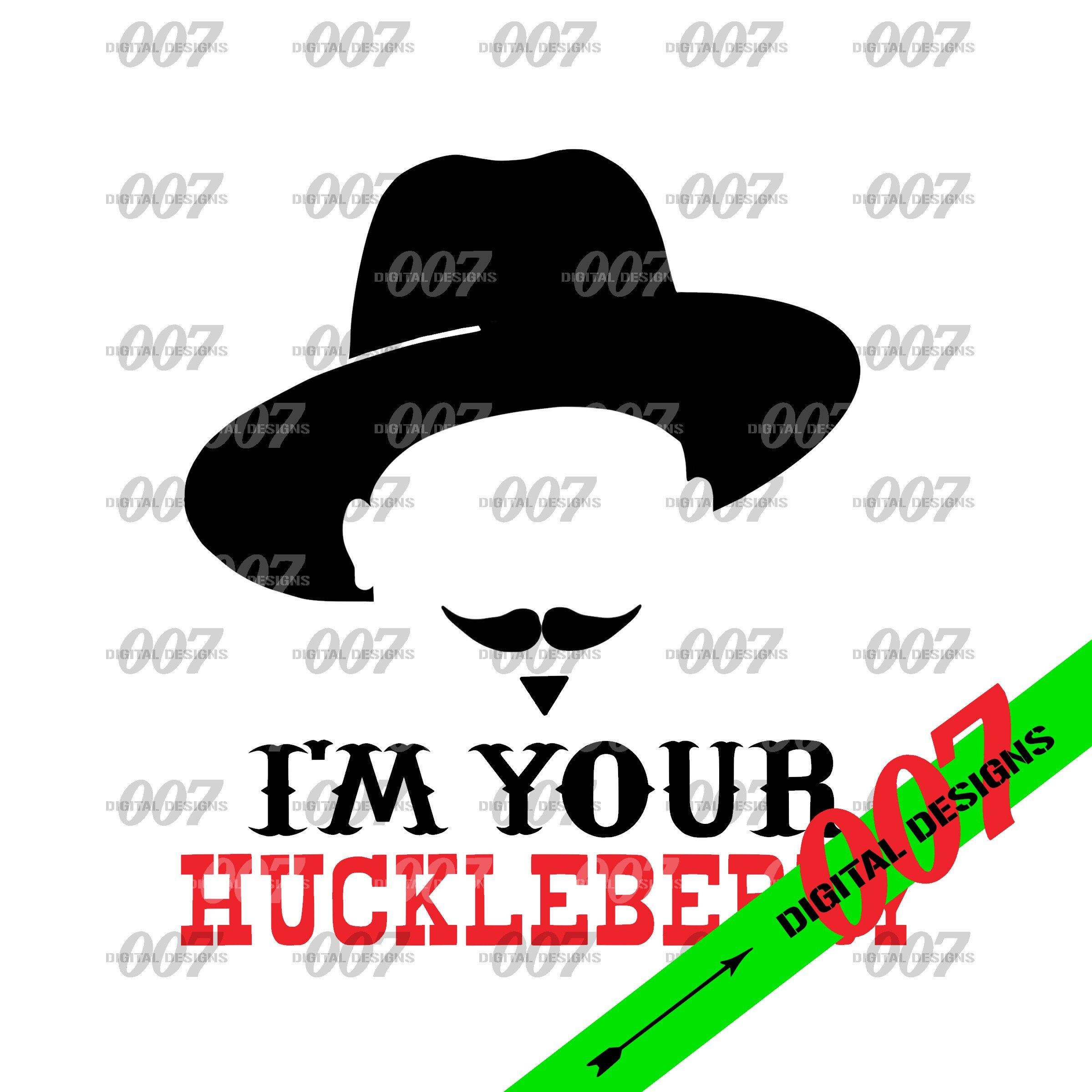 I'm Your Huckleberry SVG Doc Holliday SVG Digital - Etsy Ireland