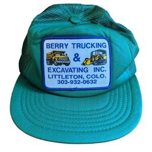 Vintage Construction Trucking Trucker Hat