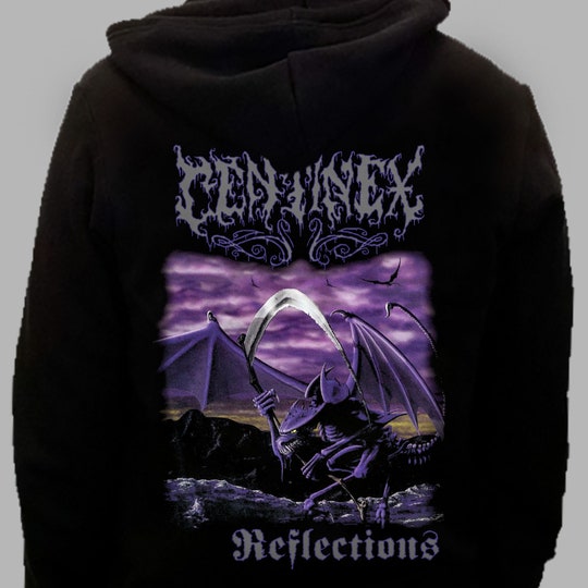 Disover New DTG printed Hoodie CENTINEX- REFLECTIONS