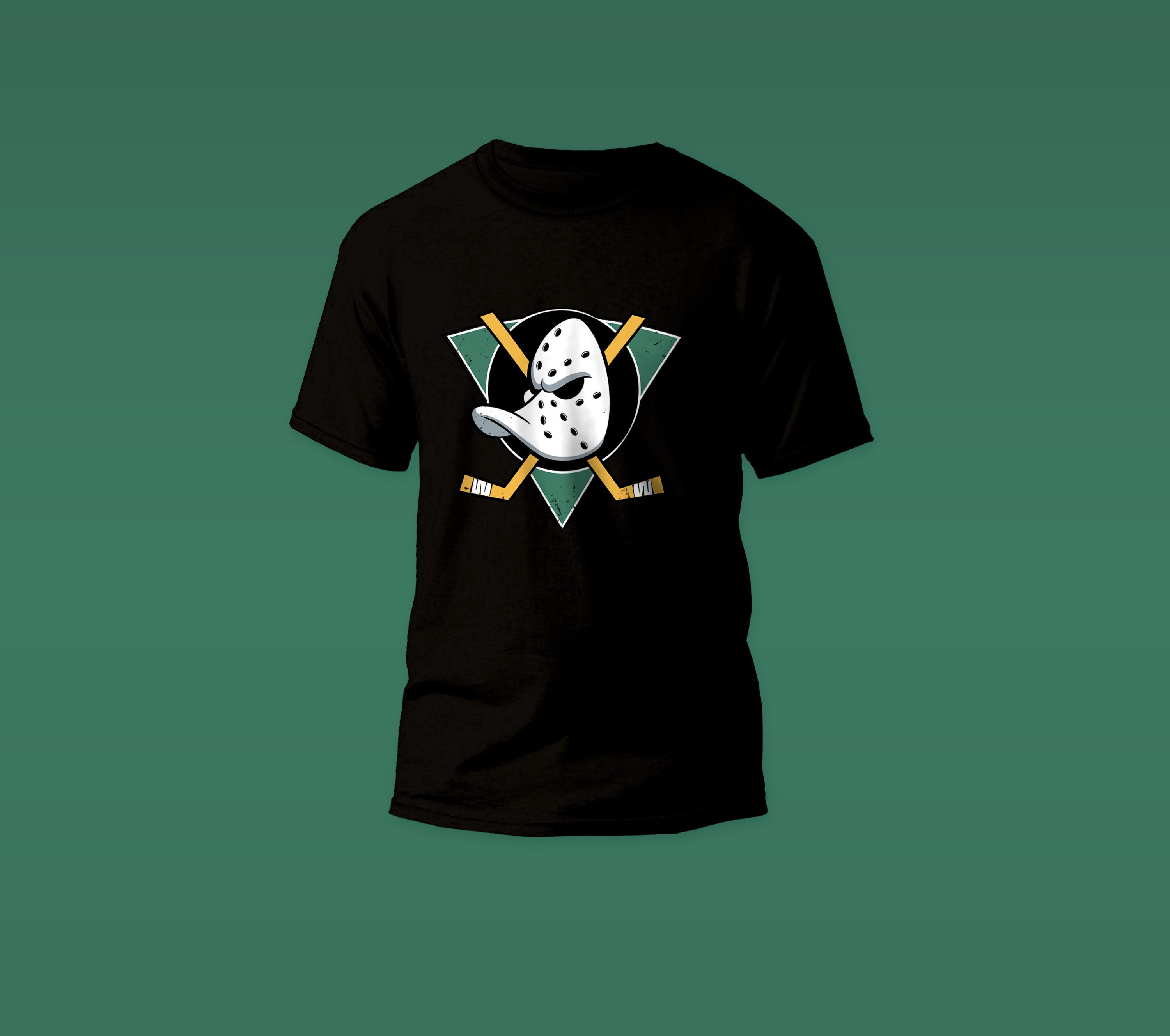 1994 Anaheim Mighty Ducks T-shirt Vintage 1990s Gildan Trench