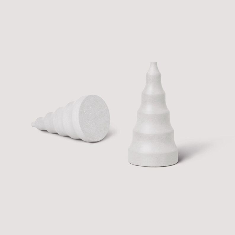 Espresso Tamper Beton / Concrete White