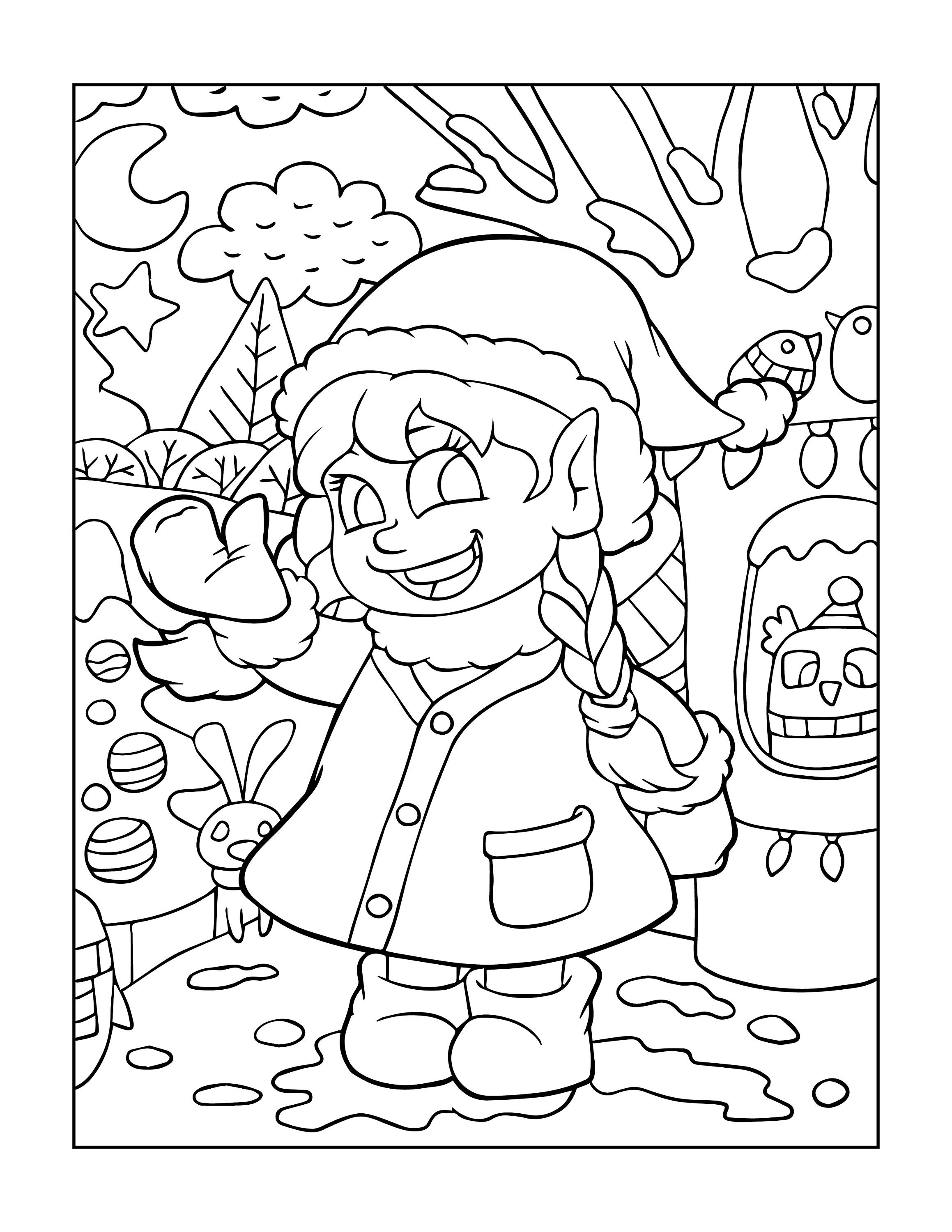 Christmas Coloring Pages - Etsy
