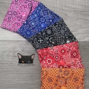 Petit Porte feuille, Porte Cartes, Petite Pochette, Pochette Colorée, porte cartes Bandana, tissu, coton 100%, fait au Québec