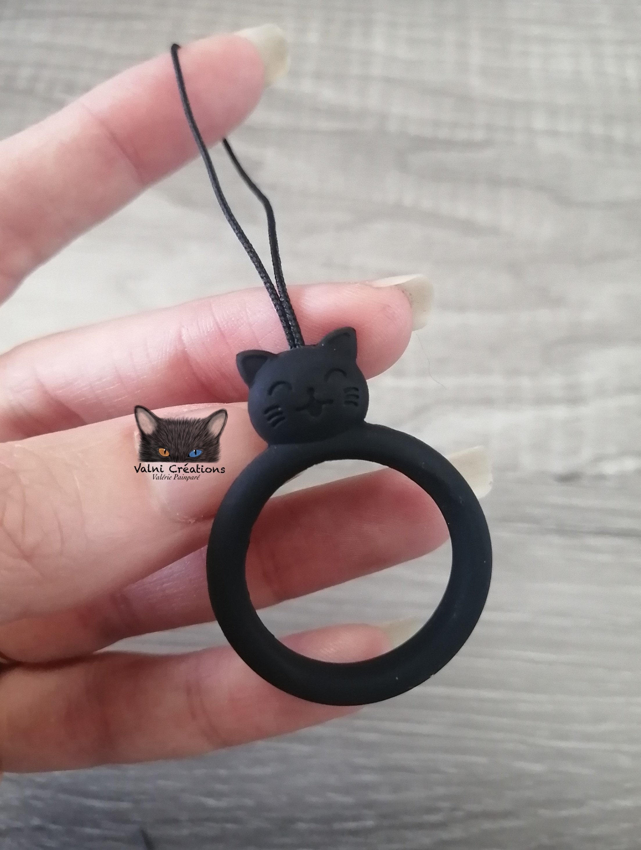CATさま専用Phone Strap by Aurélie Mathigot 1 Cell Phone Strap, 1 Cellphone Strap, Cat, Cat, Silicone