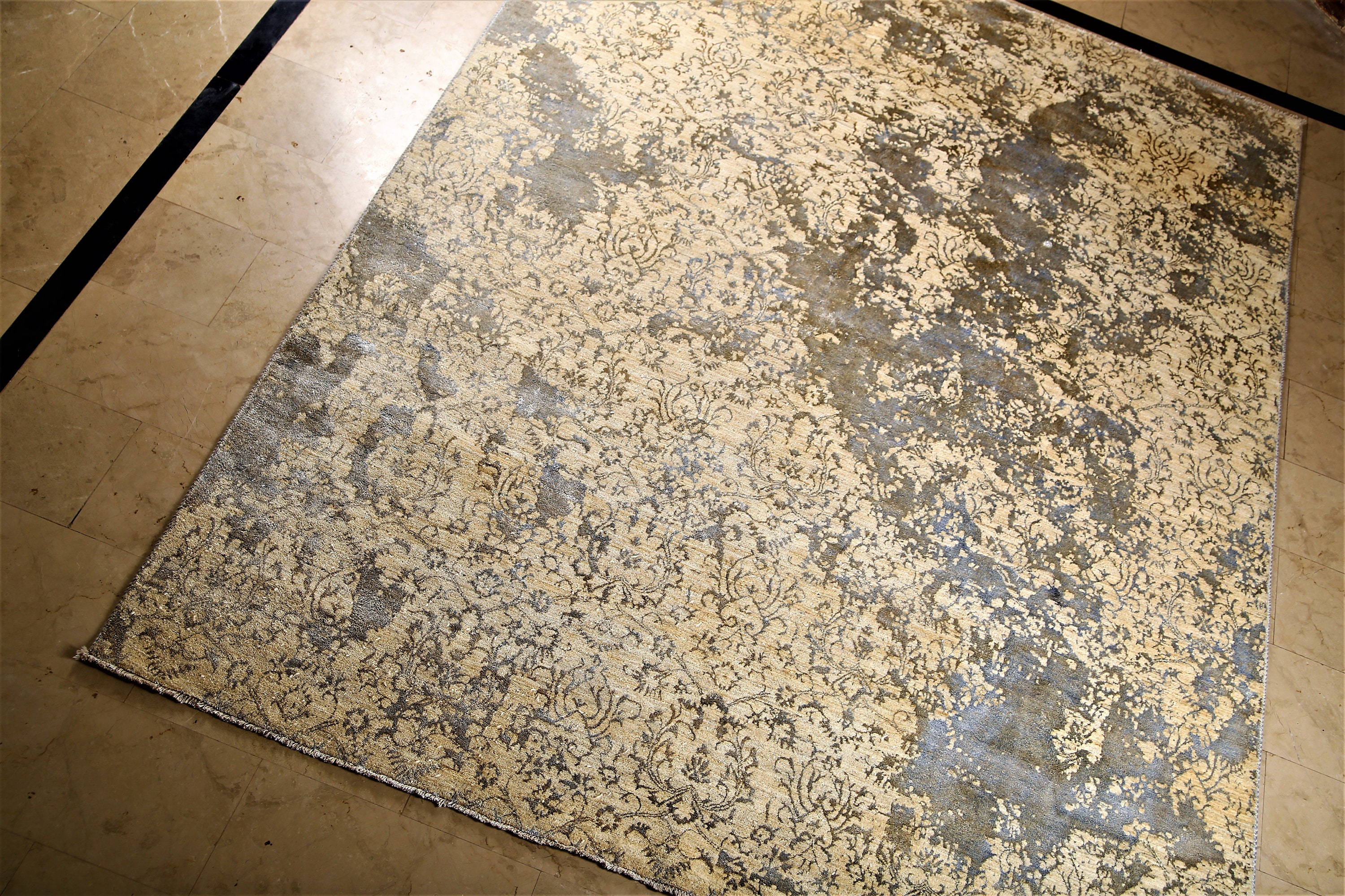 Moderne 8x10 Abstrakte graue Teppiche Kaukasische | Etsy