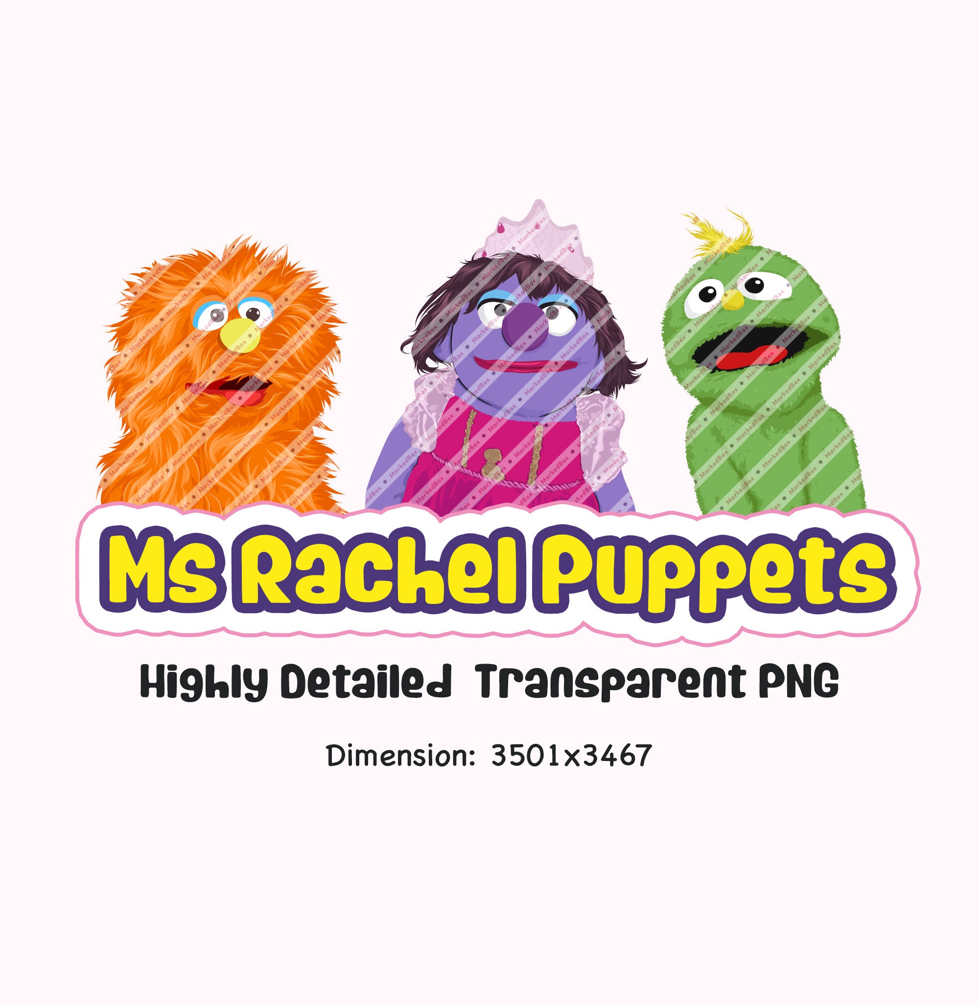 Ms Rachel Puppets Quality PNG Songs for Littles Puppet Etsy