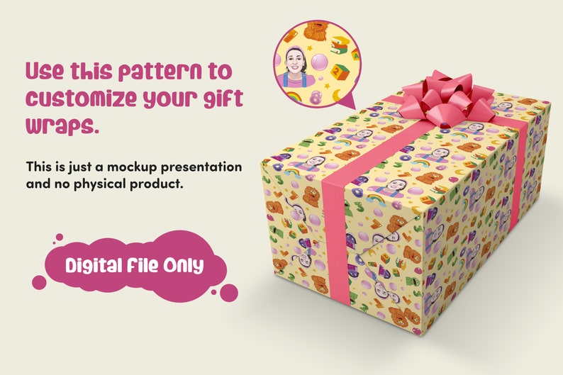 Ms Rachel Patterns, Seamless Digital Paper Printable Patterns Herbie