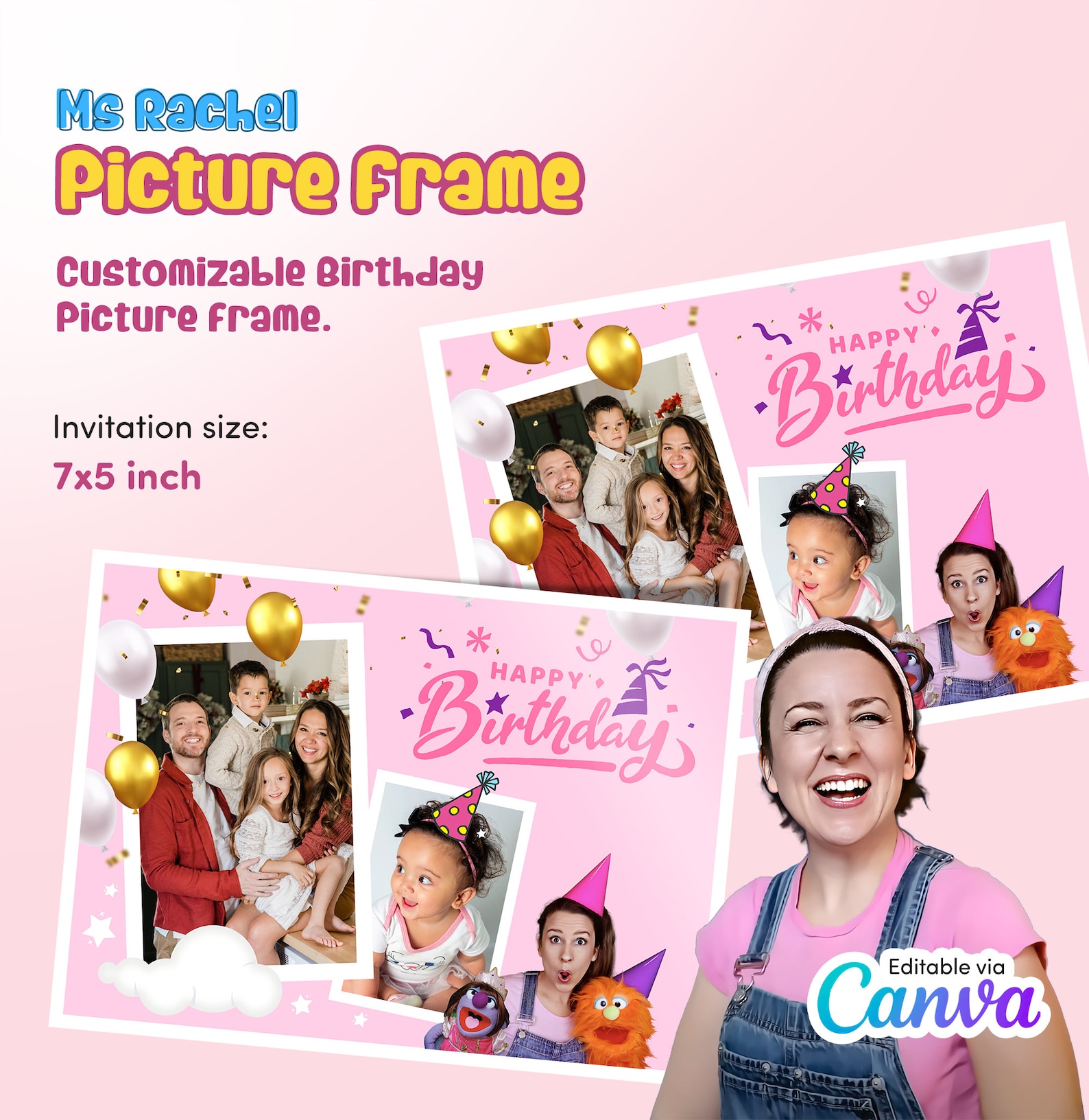 Ms Rachel Birthday Bundle Pack for Girl Songs for Littles - Etsy