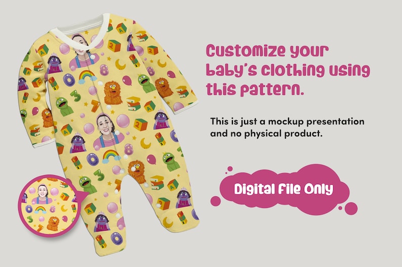 Ms Rachel Patterns, Seamless Digital Paper Printable Patterns Herbie