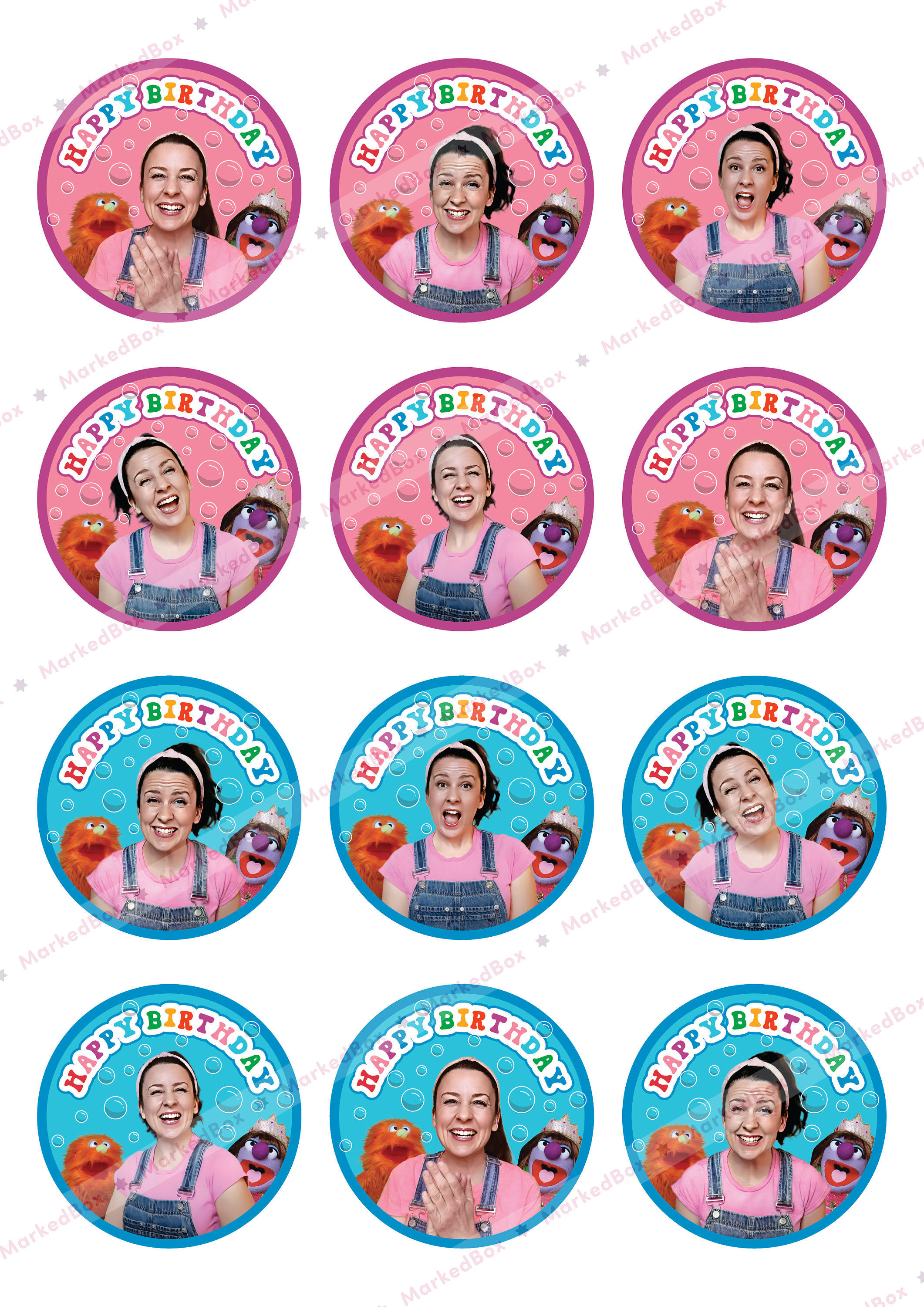 Ms Rachel Cupcake Toppers Printable Cupcake Toppers Multiple - Etsy Canada