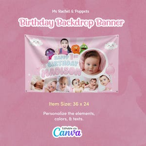 Ms Rachel Party Decorations Pink Pastel Bundle | Printable Ms Rachel ...