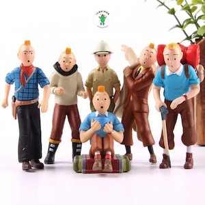 Adventure Figure, Miniature Adventure Figure set 6 pcs, Action Figure Backpacker,Topper Cake Figure Backpacker
