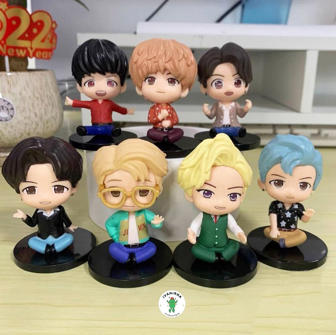 タイニータン フィギュア ７体セット Tiny Tan Idol Figure Set 7 Pcs, Action Figure Kpop Idol Boys
