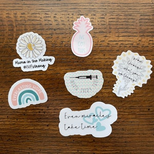 cute ivf encouragement stickers