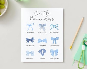 Blue Bow Gentle Reminders - Descarga digital